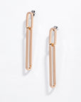Paperclip Drop Earrings