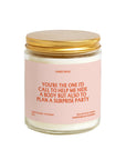Cheeky Glass Jar Candle