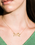 Vote Script Necklace