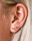 Badass Bitch Script Studs