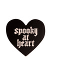 Spooky At Heart Vinyl Sticker