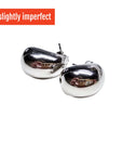 Slightly Imperfect Dome Earrings