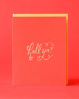 Hell Ya Greeting Card