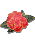 Rose Compact Mirror