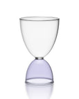 Classic Glass in Clear & Lavender