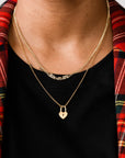 Alicia Lock Charm Necklace