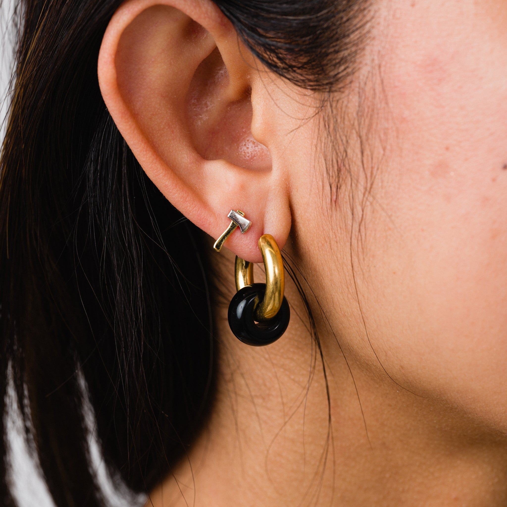 New!1点のみ＊No.193＊handmade＊earring ＊ MeerahEarringAntiqueBrass_1024 イヤリング・ノンホールピアス