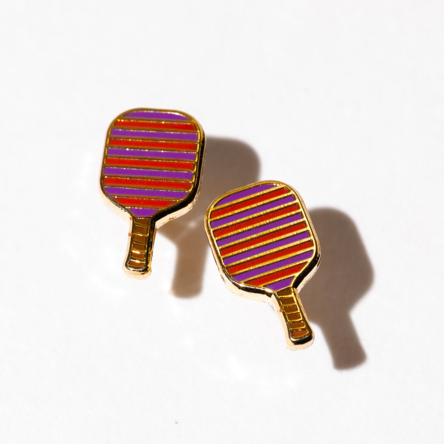 Pickleball Studs | Enamel Sport Earrings | Larissa Loden