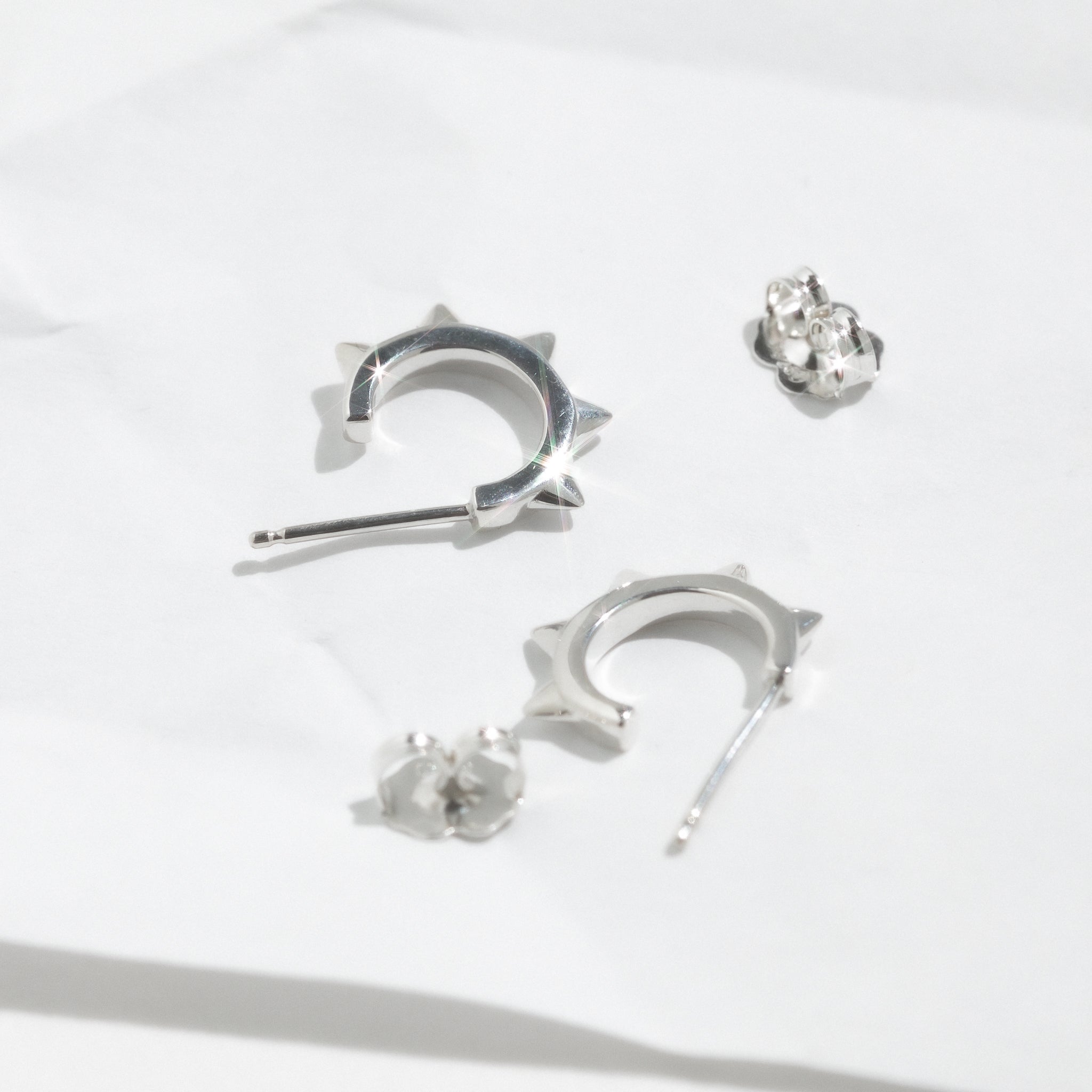 Kali Hoops | Edgy Everyday Earrings | Larissa Loden