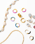 Smiley Huggie Hoops