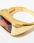 Chunky Bezel Ring