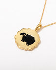 Black Sheep Coin Pendant Necklace