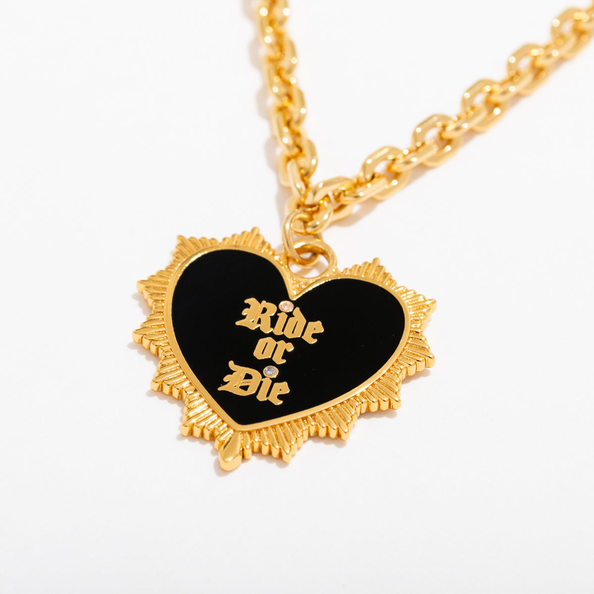 Ride or Die Pendant Necklace | Water Resistant | Larissa Loden