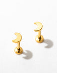 Moon Flat Back Studs
