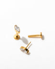 Marquise Flat Back Studs