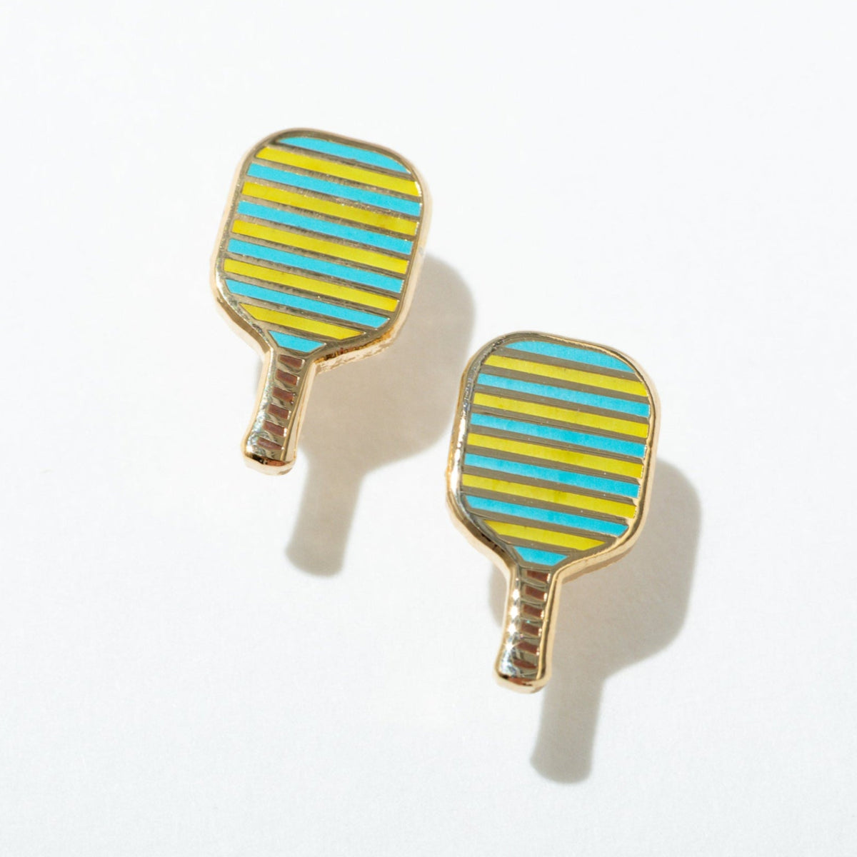 Pickleball Studs | Enamel Sport Earrings | Larissa Loden