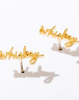 Whiskey Script Studs