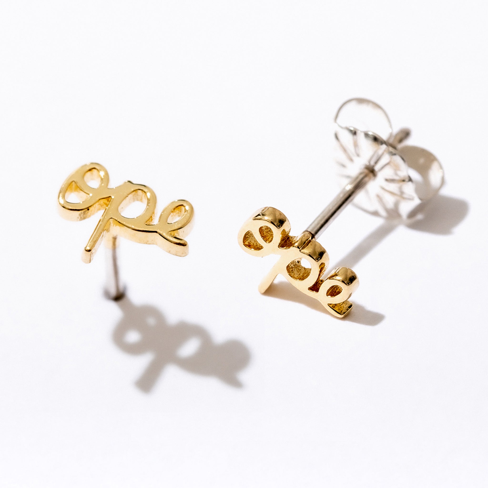 Little Butterfly Stud Earrings | Gold Plated Butterfly Hypoallergenic Post Earrings | Larissa Loden