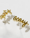 Spooky Scary Script Studs
