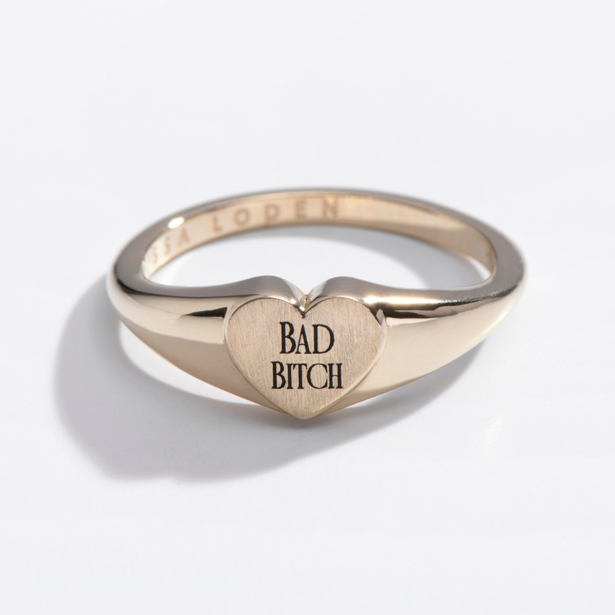 Bad Bitch Signet Ring | Welcome to Heidi Collaboration | Larissa Loden