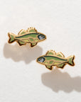 Bass Fish Studs