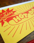 Birthday Hotdog Card