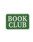 Book Club Embroidered Patch