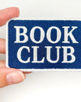 Book Club Embroidered Patch