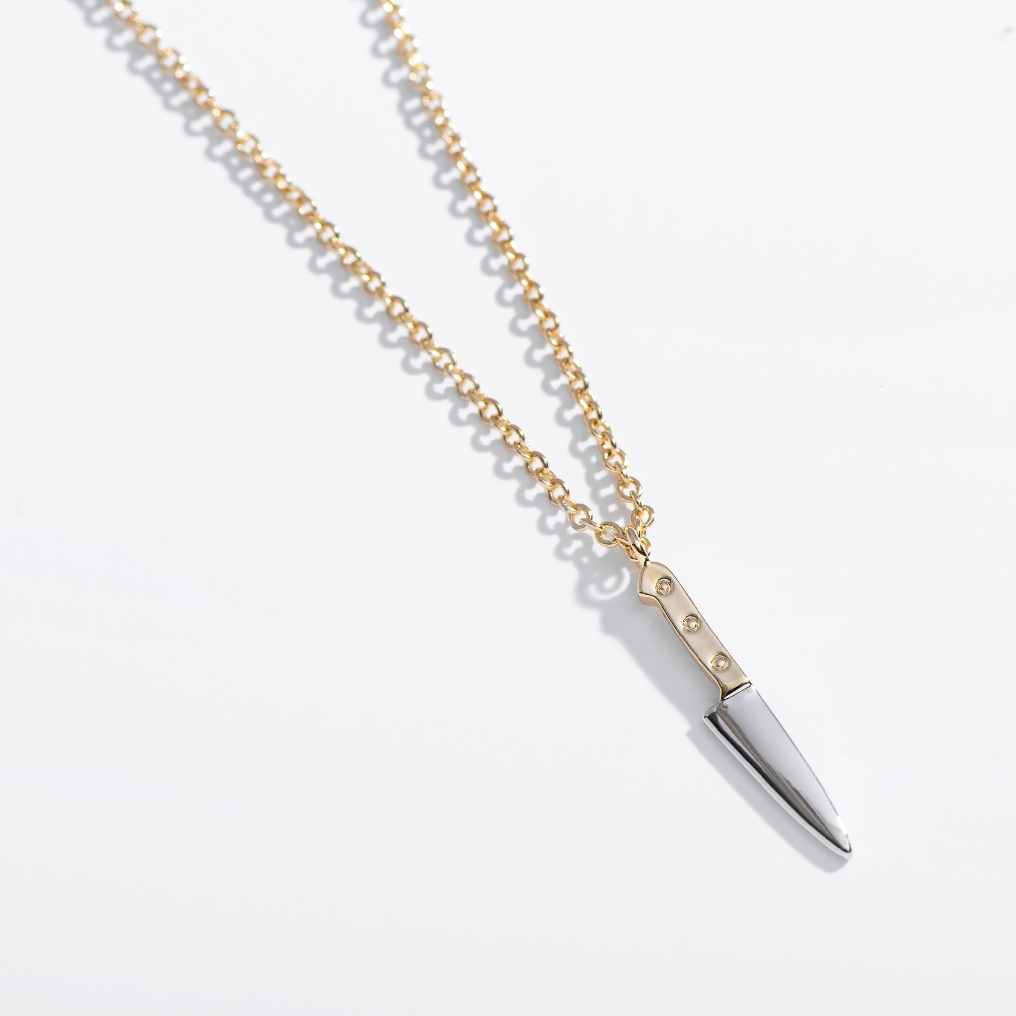 Butcher Knife Charm Necklace | Chef Inspired Jewelry | Larissa Loden