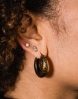 CZ Bezel Studs