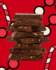 Candy Cane Chocolate Truffle Bar