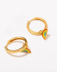 Rainbow Charm Earrings