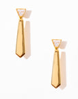 Power Tie Jacket Earrings
