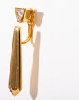 Power Tie Jacket Earrings