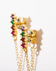 Rainbow Chain Studs