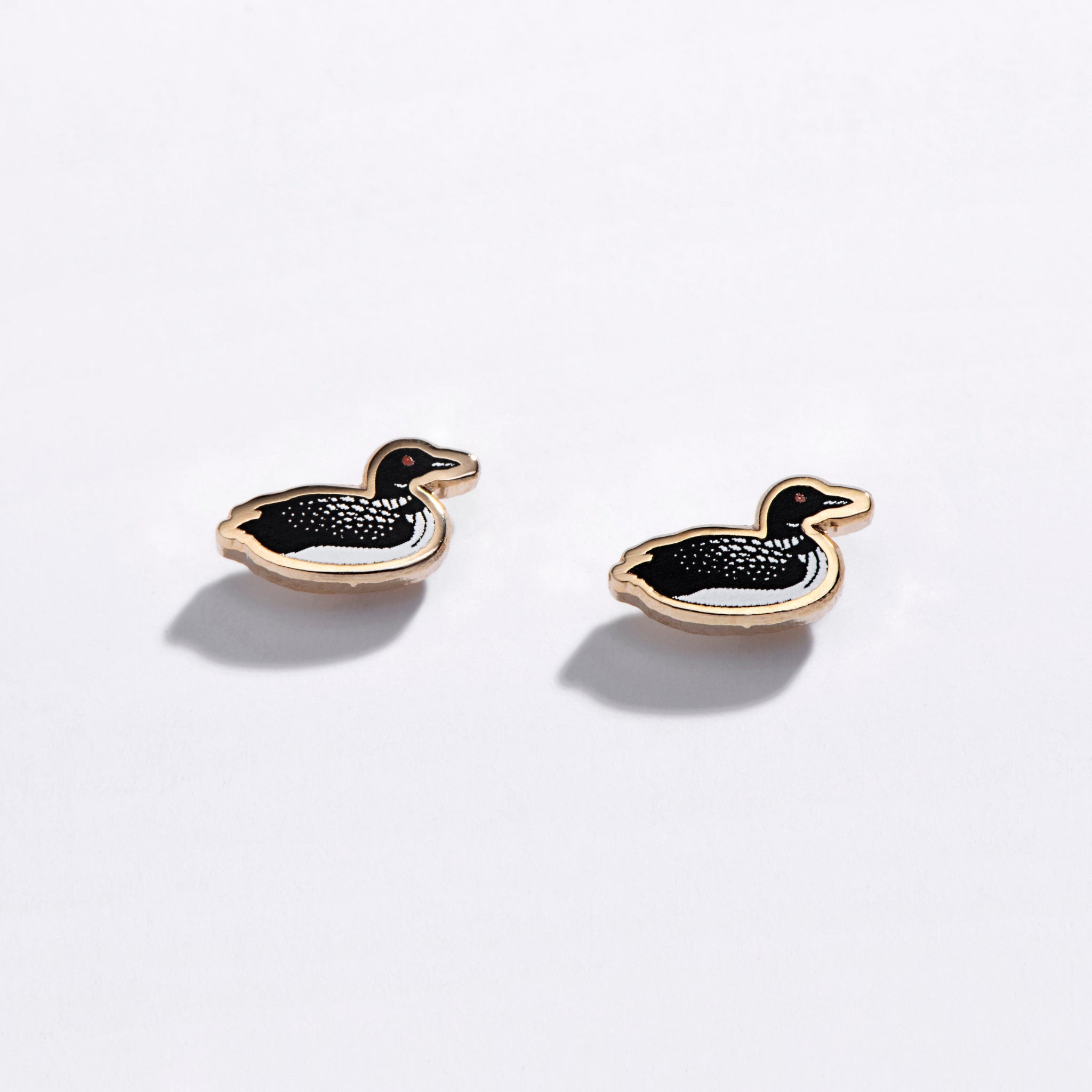 Loon Studs | Minnesota Bird Earrings | Larissa Loden