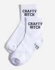 Crafty Bitch Quarter Crew Socks