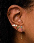 Rainbow Chain Studs