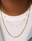 Lightning Bolt Drop Necklace