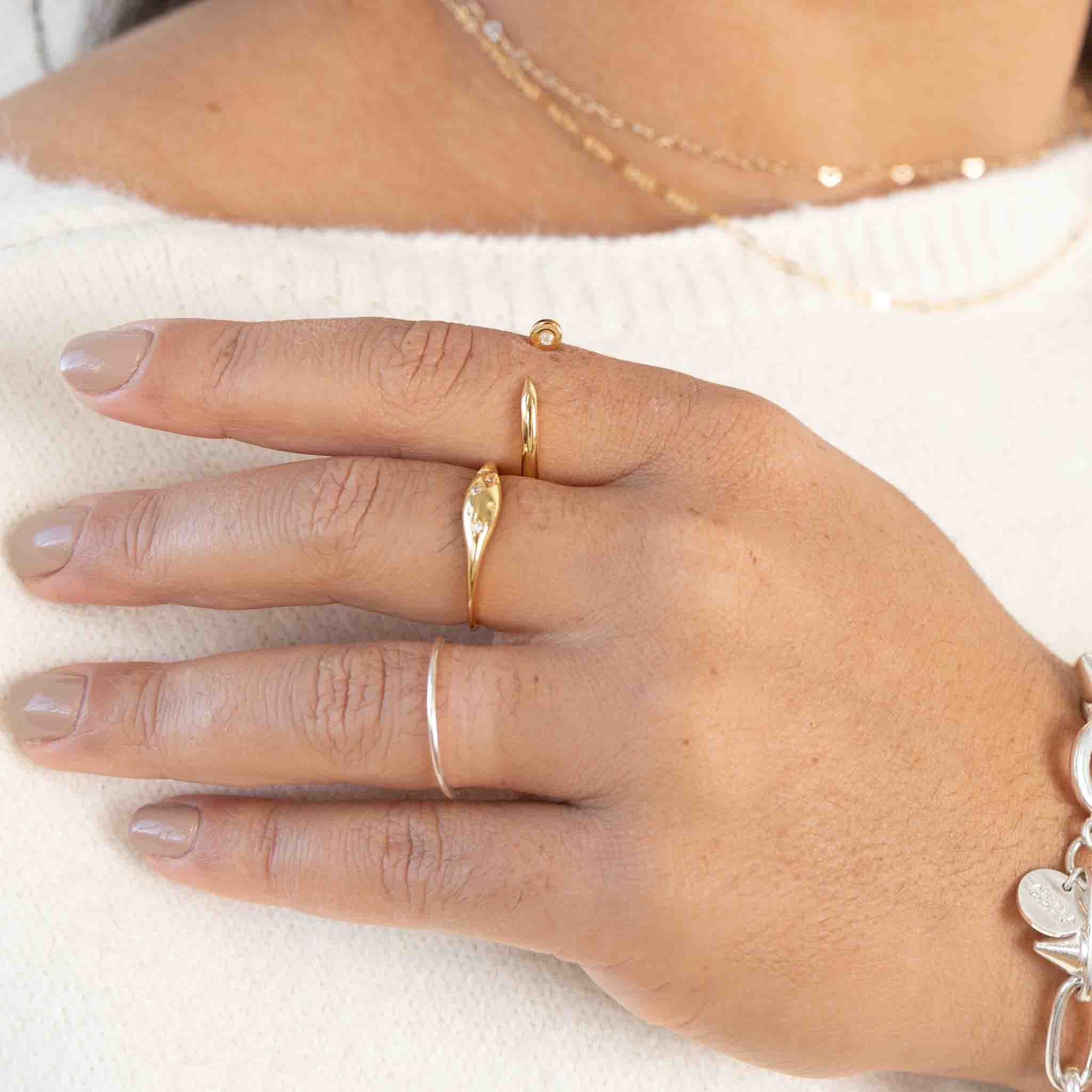 Isabella Ring | Nickel-Free Stackable Ring Band | Larissa Loden