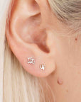 Tits Up Script Studs