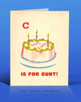 Cunt Cake Birthday Card