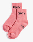 Cunty Quarter Crew Socks