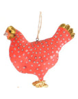 Festive Hen Ornament
