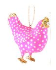 Festive Hen Ornament