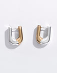 Duality Huggie Hoops