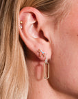 Duality Open Link Earrings