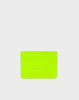 Evil Eyes Lime Leather Cardholder