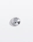 Faceted Circle Flat Back Studs