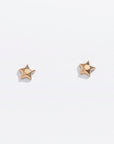Faceted Star Flat Back Studs